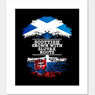 Scottish Grown With Slovak Roots - Gift for Slovak With Roots From Slovakia Posters and Art